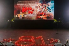 "Red Rain" is screened at Quang Tri ancient citadel.
