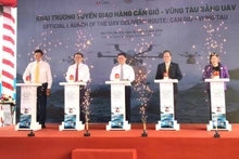 The launch of the Can Gio-Vung Tau drone-based delivery route.