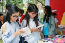 Young readers at a book festival. (Photo: The Dai)