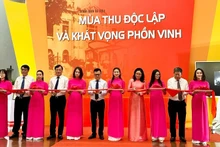 The opening of the exhibition.