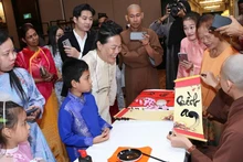 Calligraphy at the event.