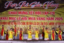 Golden Season Festival 2025 in Mu Cang Chai Commune.