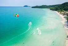 Phu Quoc is known for many beautiful beaches.