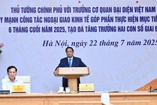 PM Pham Minh Chinh speaks at the conference. (Photo: Tran Hai)