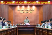 Prime Minister Pham Minh Chinh speaks at the meeting. (Photo: VGP)