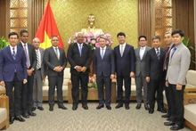 The meeting between the Vietnamese and Cuban Ministers of Justice. 