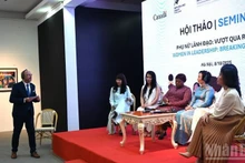 The seminar on women in leadership. (Photo: NDO)