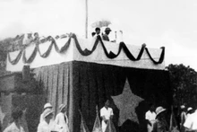 On the morning of September 2, 1945, at the historic Ba Dinh Square, President Ho Chi Minh read the Declaration of Independence, proclaiming the founding of the Democratic Republic of Viet Nam. (Photo: VNA)