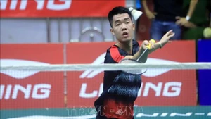 Vietnamese badminton player Le Duc Phat has won a ticket to the semi-finals of the 2024 Uganda International Challenge. (Photo: VNA)