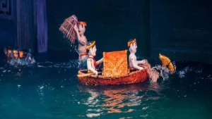 The programme features iconic water puppet performances by the Thang Long Water Puppet Theatre. (Photo: Thang Long Water Puppet Theatre)