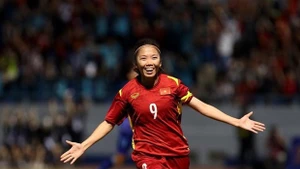 Striker Huynh Nhu (Photo: Vietnam Football Federation)