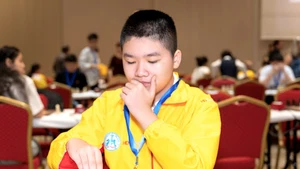 FIDE Master Dinh Nho Kiet will lead Vietnamese team at the FIDE World Youth Chess Championships 2024 (Photo: VNA)