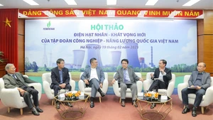 The workshop on nuclear development in Vietnam.