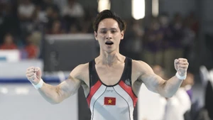 Dinh Phuong Thanh went down in the history of Vietnamese gymnastics winning gold in five consecutive editions of the Southeast Asian Games (Photo: VNA)