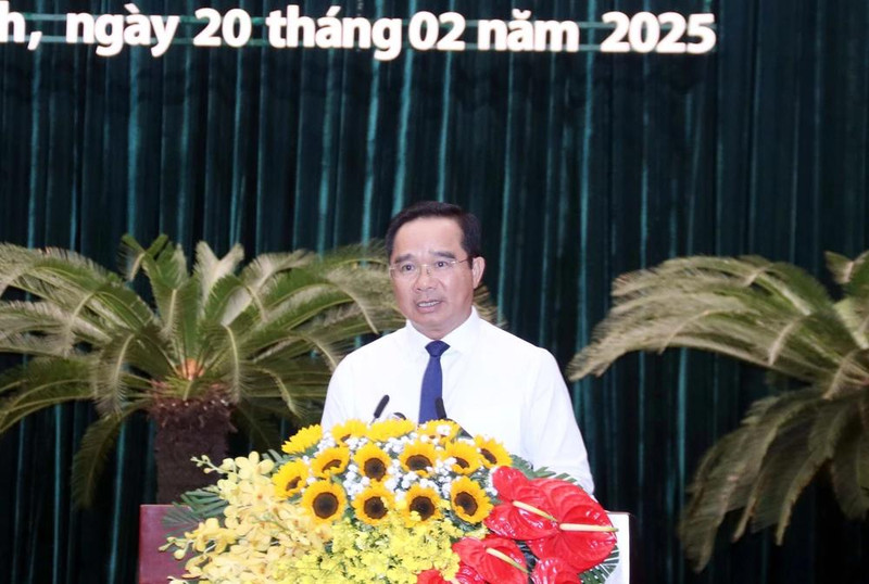 Nguyen Van Duoc was elected with 83 out of 84 votes at the 21st session of the 10th city People’s Council. (Photo: VNA)