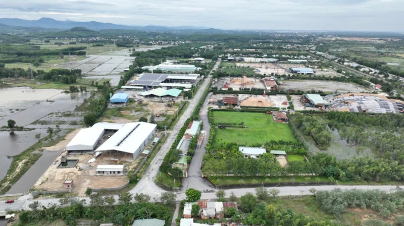 A corner of the Nam Chu Lai Industrial and Handicraft Cluster in Nui Thanh District, Quang Nam Province.