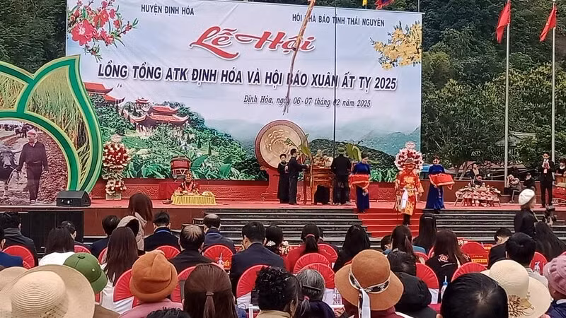 At the opening ceremony