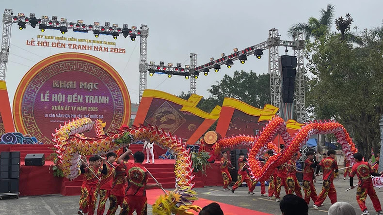 An art performance at the opening ceremony
