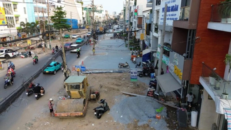 There are three transit-oriented development (TOD) locations on Metro Line 2 Ben Thanh-Tham Luong. (Photo: Quy Hien)