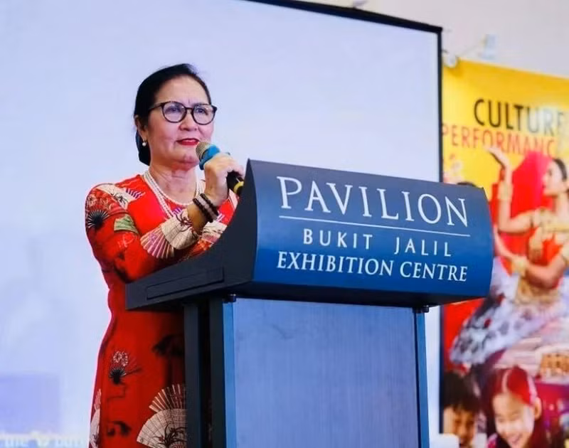 President of the Malaysia – Vietnam Friendship Association Tran Thi Chang speaks at the event. (Photo: VNA)