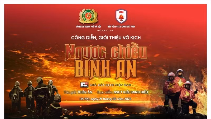 The play honours the noble, courageous, and humane image of the People’s Public Security officers, especially the Fire Prevention, Fighting, and Rescue Police force.