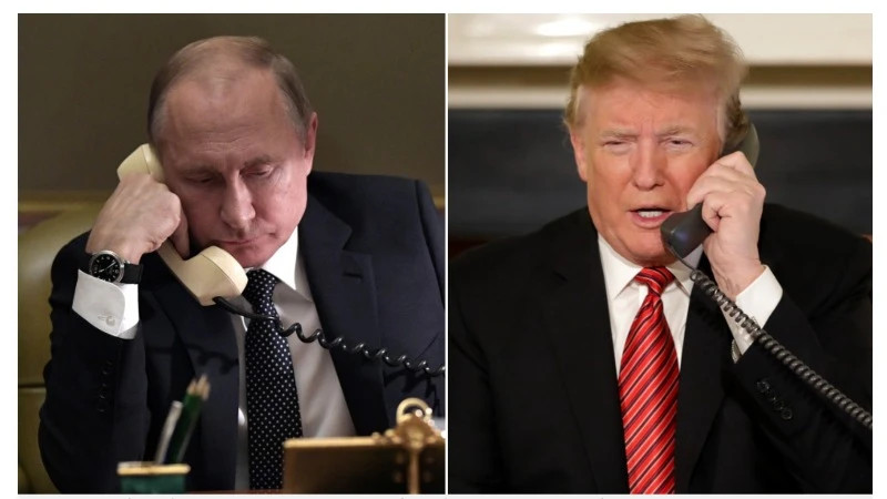 Russian President Vladimir Putin (right) and US President Donald Trump. (Photo: Sputnik/Getty Images/VNA)
