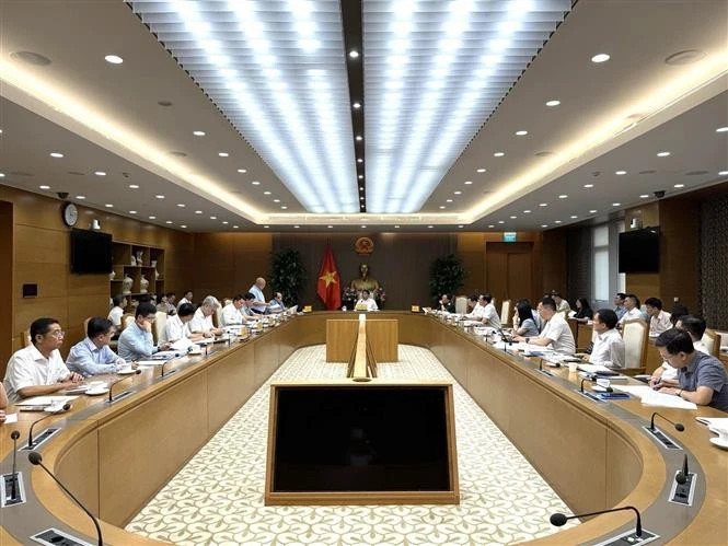 The meeting in Ha Noi on May 21 (Photo: VNA)