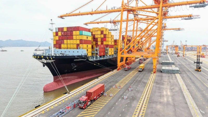 A view of Hai Phong port (Photo: NDO)