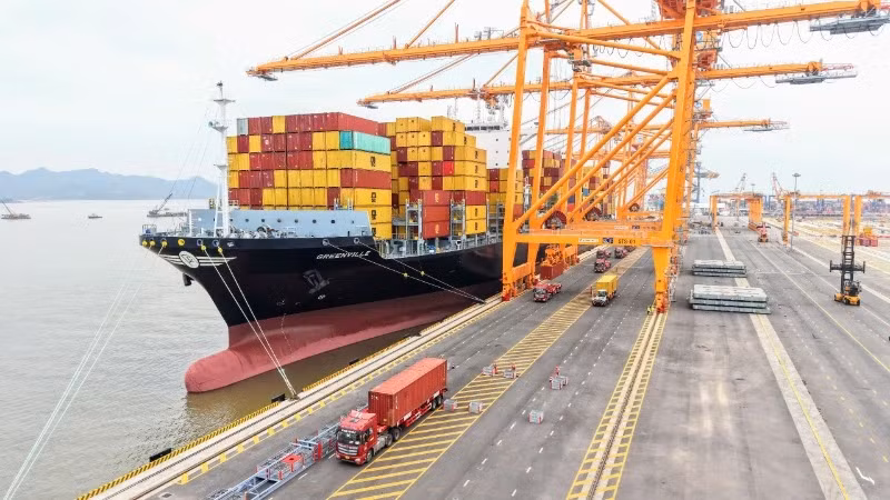 A view of Hai Phong port (Photo: NDO)