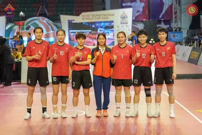 The Vietnamese Sepak Takraw team (Photo: Vietnam Sepak Takraw Federation)