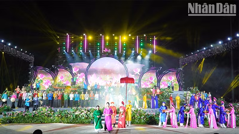 At the opening ceremony.