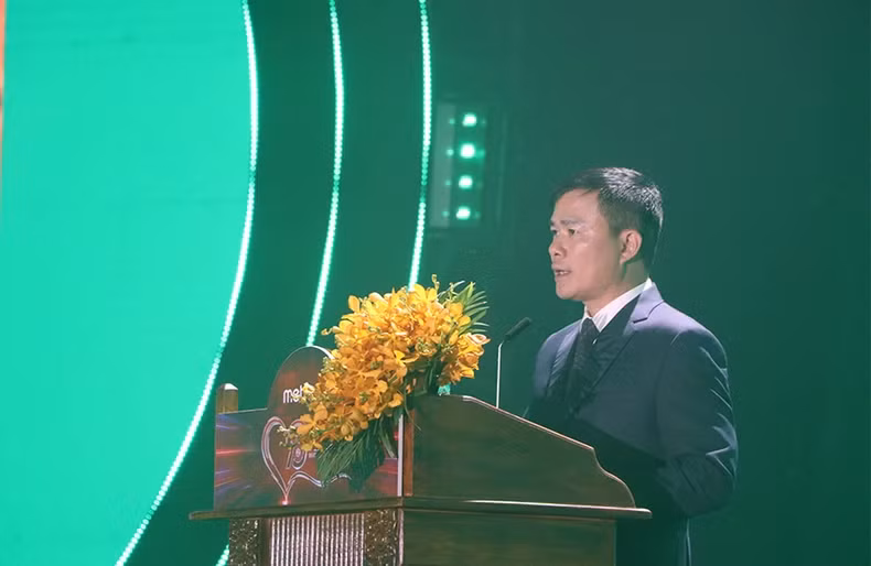 Viettel Chairman Tao Duc Thang speaks at the event. Viettel Chairman Tao Duc Thang speaks at the event.