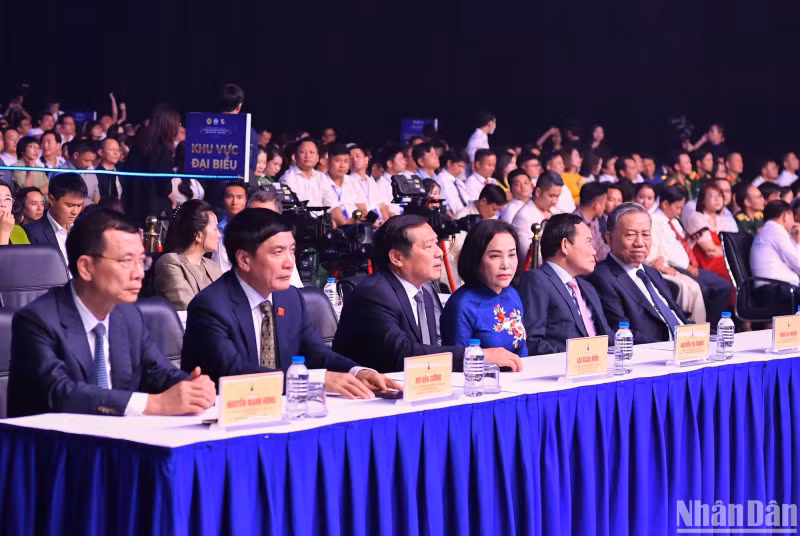 President To Lam delivers a keynote speech at the event. President To Lam delivers a keynote speech at the event.