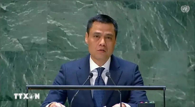 Ambassador Dang Hoang Giang, Vietnam's Permanent Representative to the UN. (Photo: VNA)