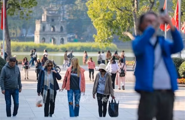 Vietnam hosted more than 3 million foreign tourists in January and February this year. (Photo: VNA)