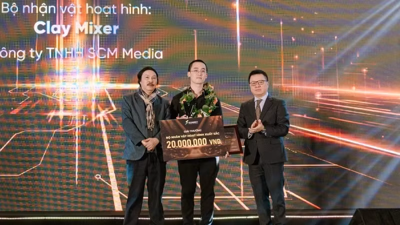 The Clay Mixer stop motion animation character set wins a category at the 2023 Vietnam Digital Content Creation Awards.