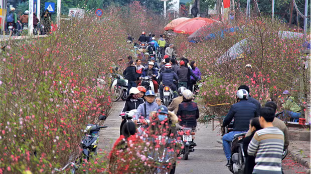 Tet markets are imbued with typical traditional cultural values of countryside areas. (Photo: hanoimoi.vn)