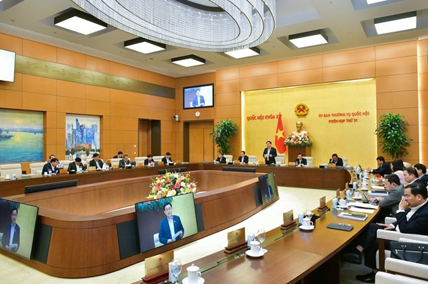 At the NA Standing Committee's 31st session (Photo: VNA)