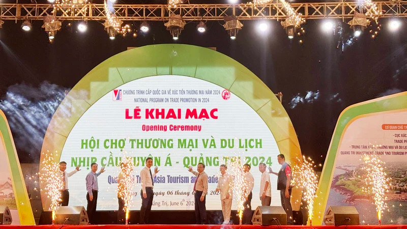 At the opening ceremony