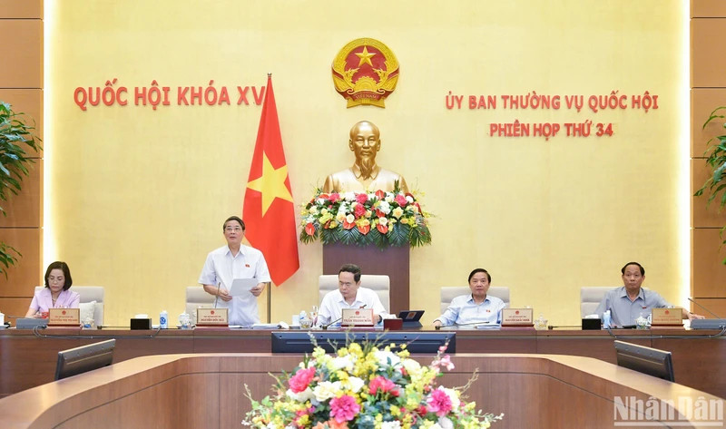 Full-time legislators agree to continue with the 2% VAT tax cut until the end of the year. (Photo: VNA)