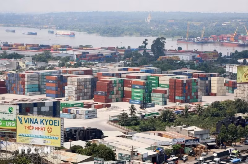 Dong Nai port in Bien Hoa city, southern province of Dong Nai. (Photo: VNA)