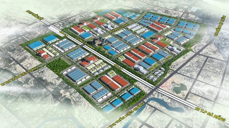 The design of Cam Lien Industrial Park, Le Thuy District, Quang Binh Province