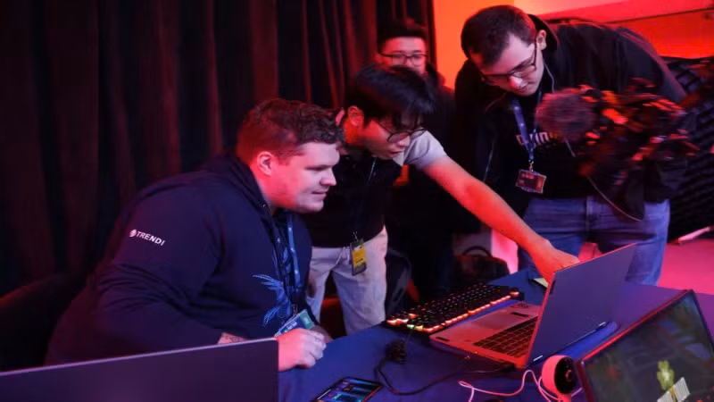 The Viettel team at the competition