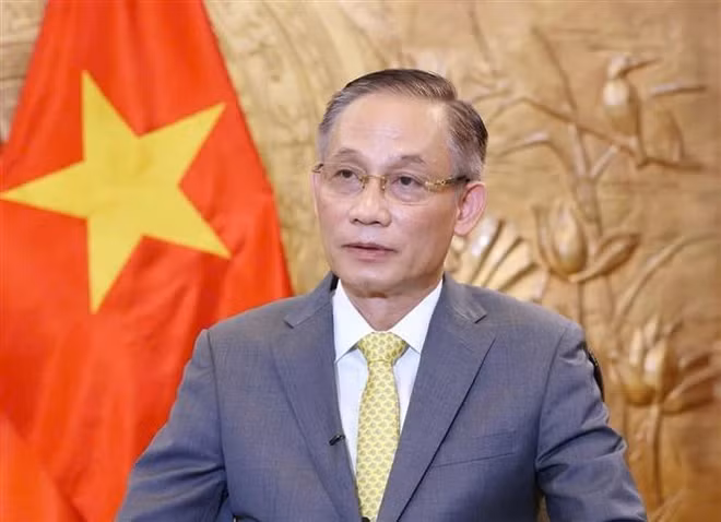 Secretary of the CPV Central Committee and head of its Commission for External Relations Le Hoai Trung (Photo: VNA)