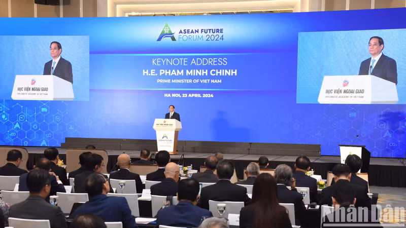 Prime Minister Pham Minh Chinh at the ASEAN Future Forum 2024.