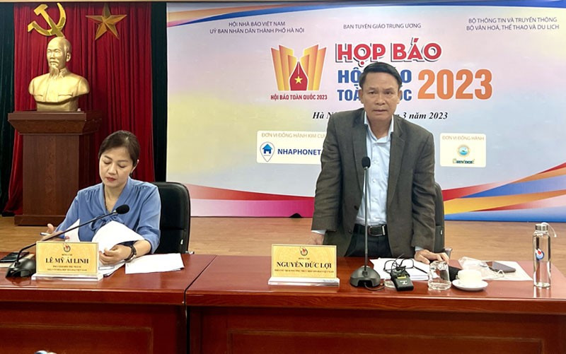 The press conference on the upcoming National Press Festival