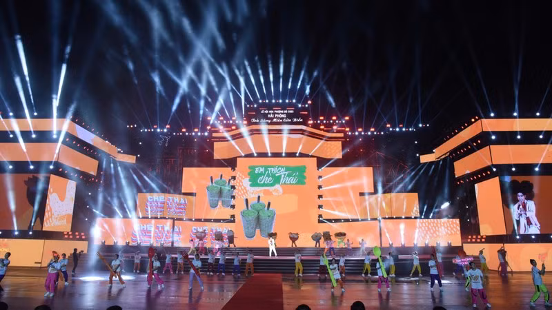 An art performance at the opening ceremony