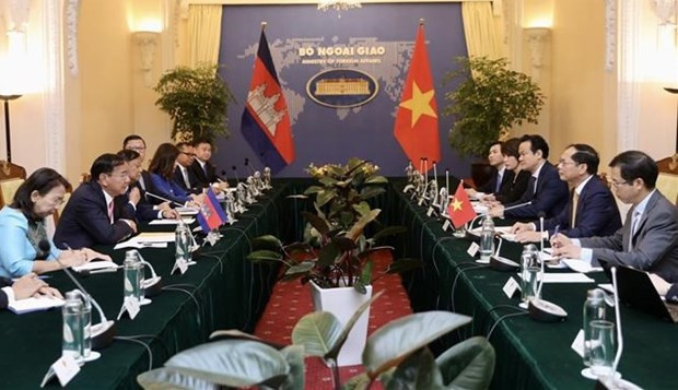 At the talks (Photo: VNA) 