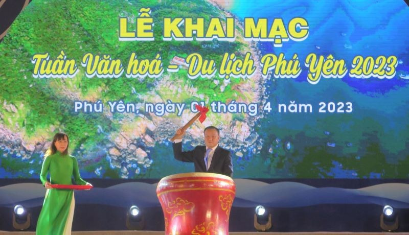 At the opening ceremony