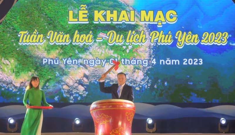 At the opening ceremony